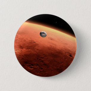 Mars Wissenschaftslabor nähernde Mars. Button