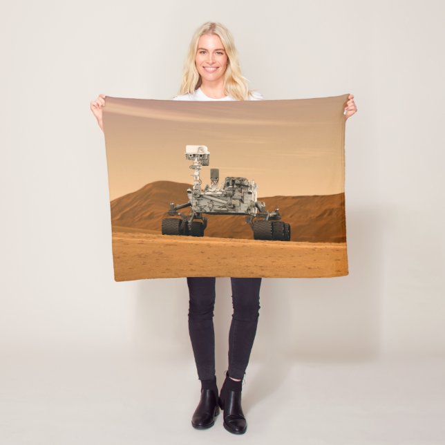Mars Wissenschaftslabor Neugier Rover. 2 Fleecedecke (Beispiel)