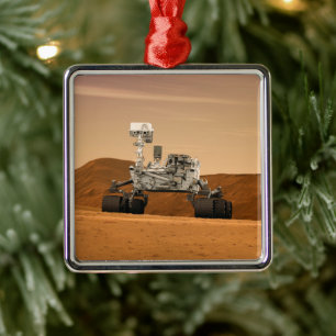 Mars Wissenschaftslabor Neugier Rover. 2 Ornament Aus Metall