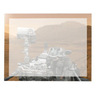 Mars Wissenschaftslabor Neugier Rover. 3 Notizblock