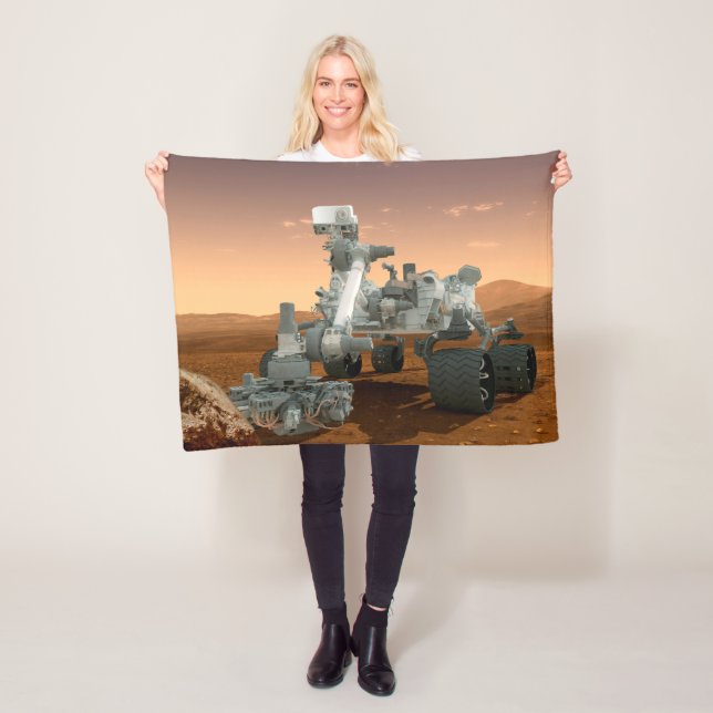 Mars Wissenschaftslabor Neugier Rover. 4 Fleecedecke (Beispiel)