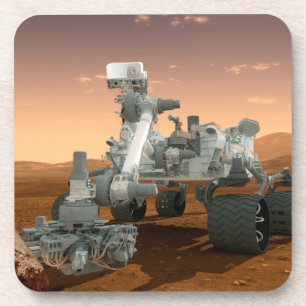 Mars Wissenschaftslabor Neugier Rover. 4 Getränkeuntersetzer