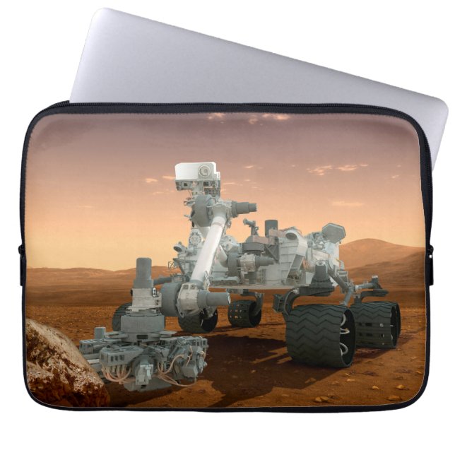 Mars Wissenschaftslabor Neugier Rover. 4 Laptopschutzhülle (Vorderseite)
