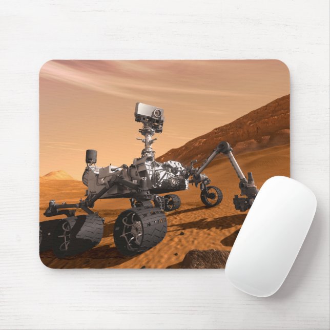 Mars Wissenschaftslabor Neugier Rover. Mousepad (Mit Mouse)
