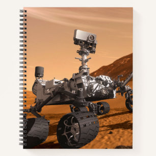 Mars Wissenschaftslabor Neugier Rover. Notizbuch