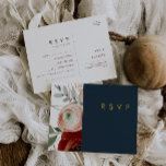 Marsala Autumn Floral Navy Song Request RSVP Card Postkarte<br><div class="desc">Diese Marsala Herbst Blumenmarinade ist perfekt für Ihre einfache rustikale Hochzeit. Das Design besticht durch moderne bordeauxfarbene und rot-blaue Wasserfarbenfloralen. Es hat ein schönes Gefühl von klassischer Eleganz und bleibe gleichzeitig ziemlich böhmisch. Fühlen Sie sich frei zu personalisieren und zu Ihrem eigenen machen; auch, fühlen Sie sich frei, durch die...</div>
