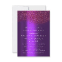 Marsala Burgundy Glitzer Lila Bridal Sweet 16.
