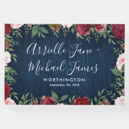 Marsala Country Rustic Wedding Gästebuch