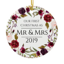 Marsala Erste Weihnachten als Mr. & Mrs.