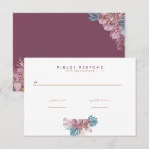 Marsala | Tropische Blätter Blumenhochzeit