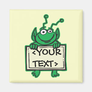 MARSALIEN HÄLT EIGENE SCHILDE, <YOURTEXT> MAGNET