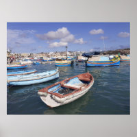 Marsaxlokk Fischerboote Malta