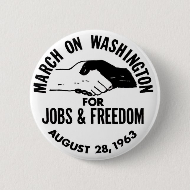 Marsch auf Washington 1963 Button (Vorderseite)