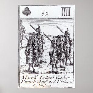Marschall Tallard und andere französische Generä Poster