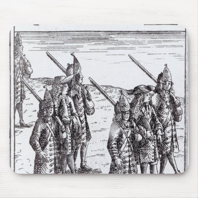 Marschall Tallard und andere französische Generäle Mousepad (Vorne)