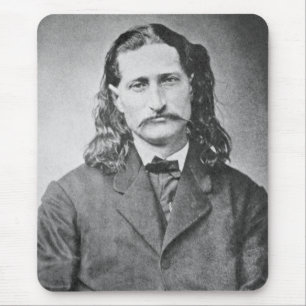 Marschall Wild Bill Hickok, ein Revolverheld des a Mousepad
