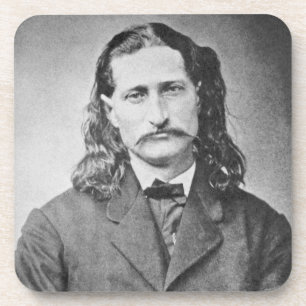Marschall Wild Bill Hickok Old West Revolverheld Getränkeuntersetzer