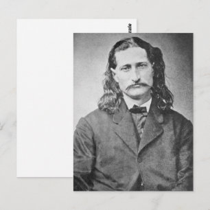 Marschall Wild Bill Hickok Old West Revolverheld Postkarte