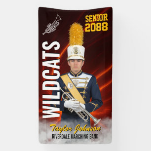 Marschband-Abschlussklasse-Sportfoto Banner