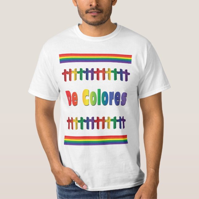Marschierende DeColores Kreuze T-Shirt (Vorderseite)
