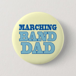 Marschierendes Band-Vater-Knopf Button