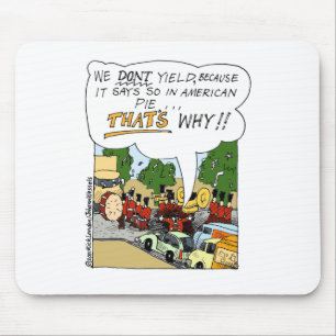 Marschorchester ergibt lustige unkonventionelle Ca Mousepad