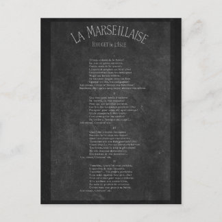 Marseillaise Postkarte