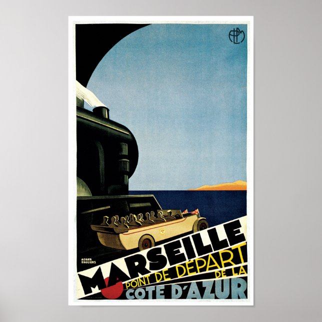 Marseille ~ Cote D'Azur Poster (Vorne)