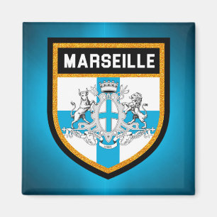 Marseille Flag Magnet