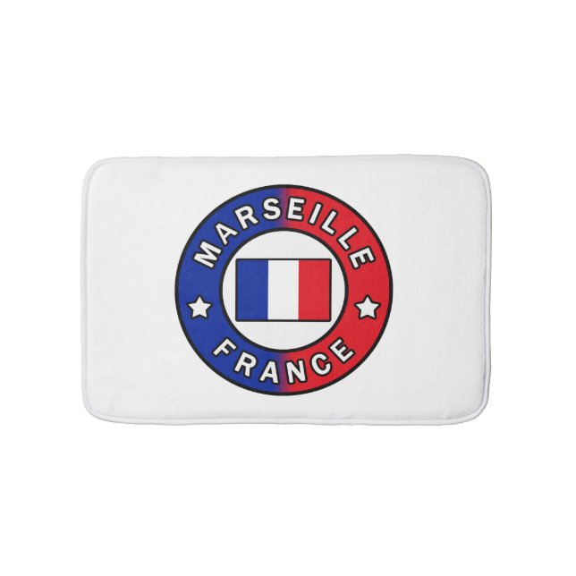 Marseille Frankreich Badematte (Vorderseite)