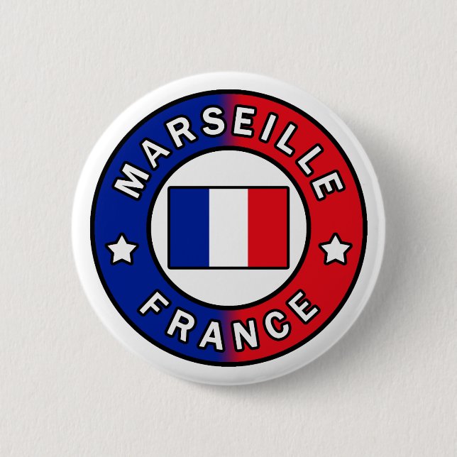 Marseille Frankreich Button (Vorderseite)
