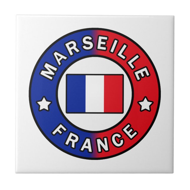 Marseille Frankreich Fliese (Vorderseite)