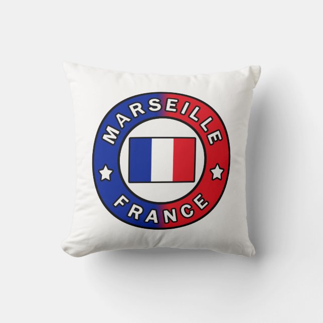 Marseille Frankreich Kissen (Vorderseite)