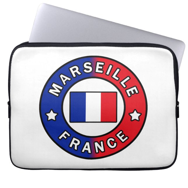 Marseille Frankreich Laptopschutzhülle (Vorderseite)