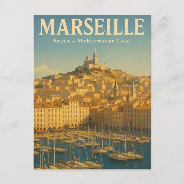 Marseille — Frankreich Postkarte (Vorderseite)