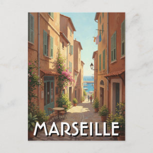 Marseille Frankreich Reise Postkarte