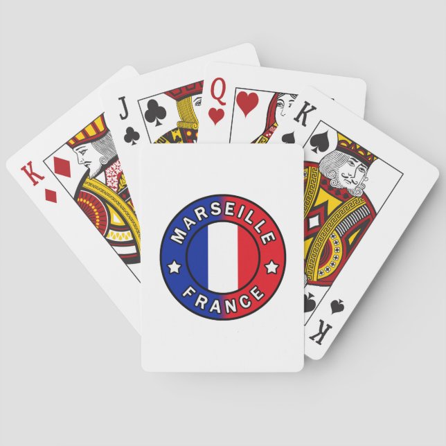 Marseille Frankreich Spielkarten (Rückseite)
