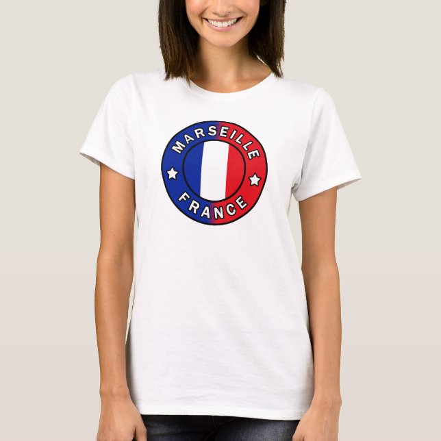 Marseille Frankreich T-Shirt (Vorderseite)