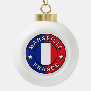 Marseille Keramik Kugel-Ornament