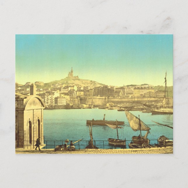 Marseilles Harbour I Postkarte (Vorderseite)