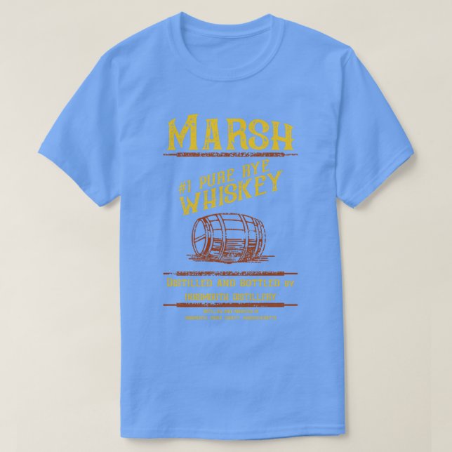 Marsh 1 Pure Rye Whiskey T-Shirt (Design vorne)