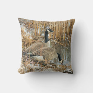 Marsh Gänse Birds Goose Cotton Kissen