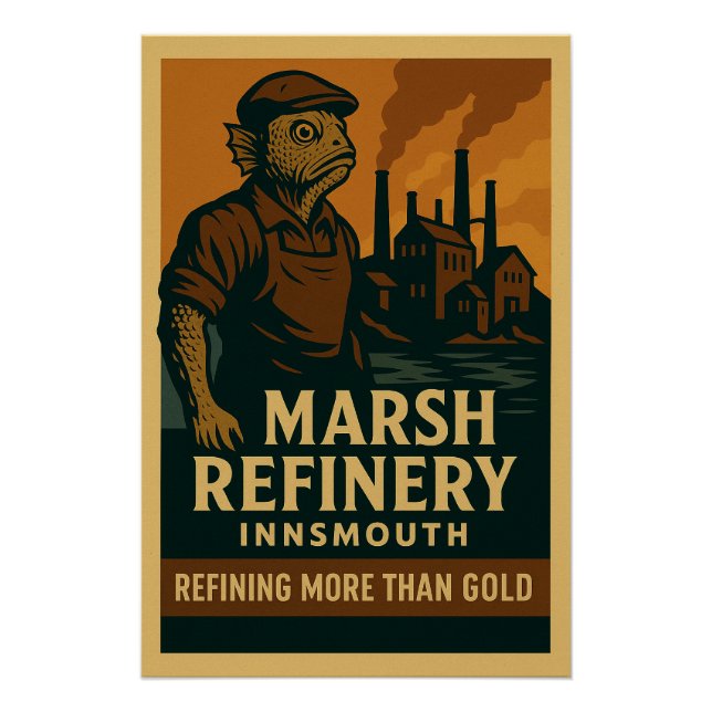 Marsh Raffinery - Raffinieren von mehr als Gold Poster (Vorderseite)