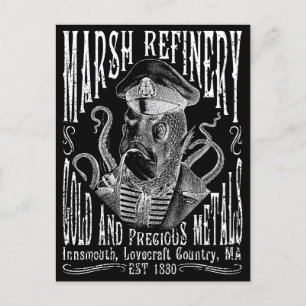 Marsh Refining Company Innsmouth Lovecraft Postkarte