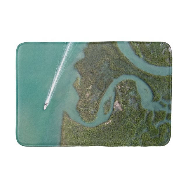 Marsh Scene Bath Mat Badematte (Vorderseite)