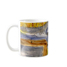 Marsh Watercolor auf Kaffee-Tasse
