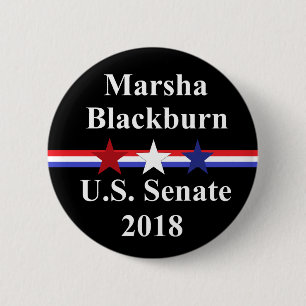 Marsha Blackburn Senat Tennessee 2018 Button