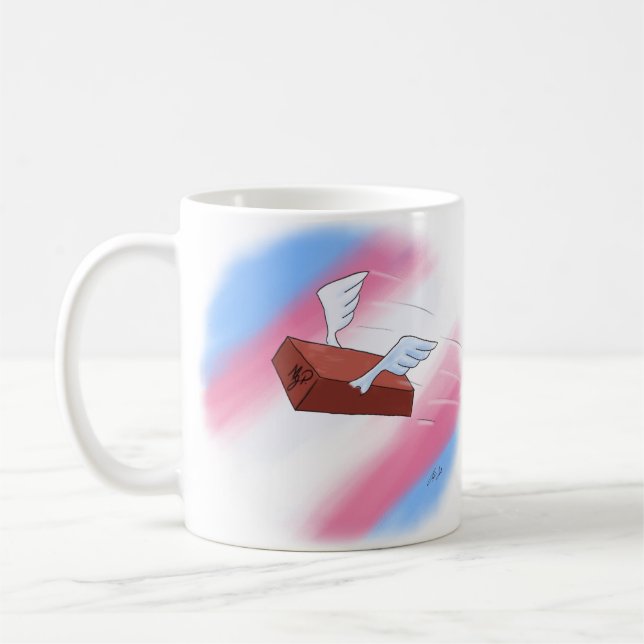 Marsha P. Johnson singt ihre Bewunderung (Tasse) Kaffeetasse (Links)