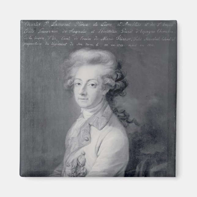 Marshal Charles-Joseph Prince de Ligne Magnet (Vorne)