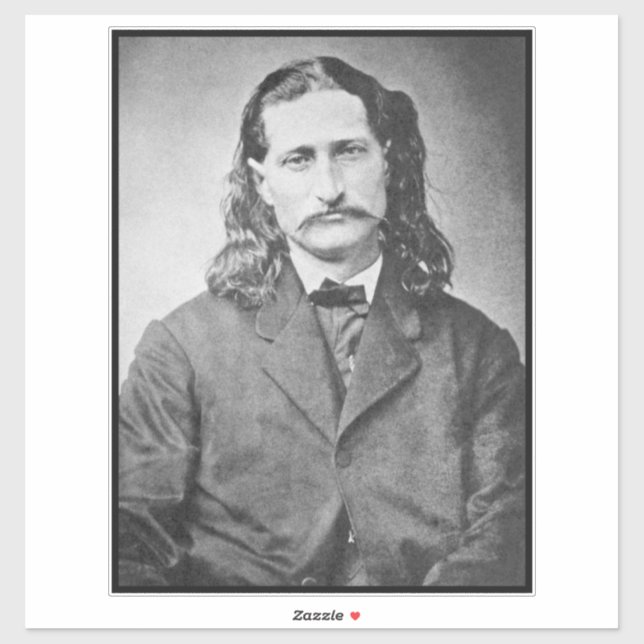 Marshal Wild Bill Hickok Old West Gunfighter Aufkleber (Blatt)